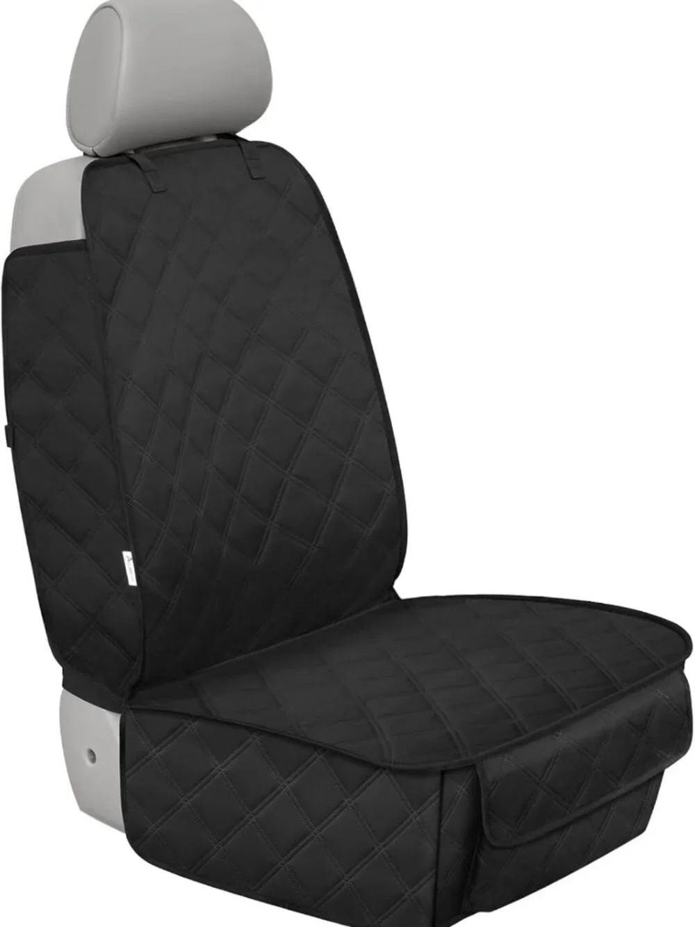 Heavy Duty Waterproof Dog Front Seat Cover with Side Flaps, Fits Cars & SUVs